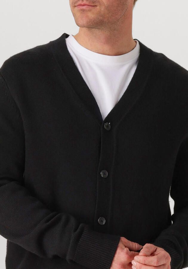 SELECTED MEN Heren Truien & Vesten Slhtray Ls Merino Chunky V-neck Cardigan Zwart - Foto 2