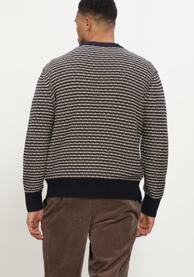 SELECTED MEN Heren Truien & Vesten Slmdarrell Ls Structure Crew Neck Multi - Foto 3
