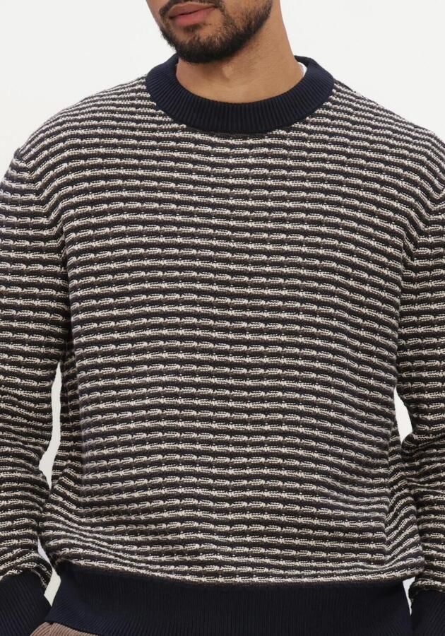 SELECTED MEN Heren Truien & Vesten Slmdarrell Ls Structure Crew Neck Multi - Foto 4