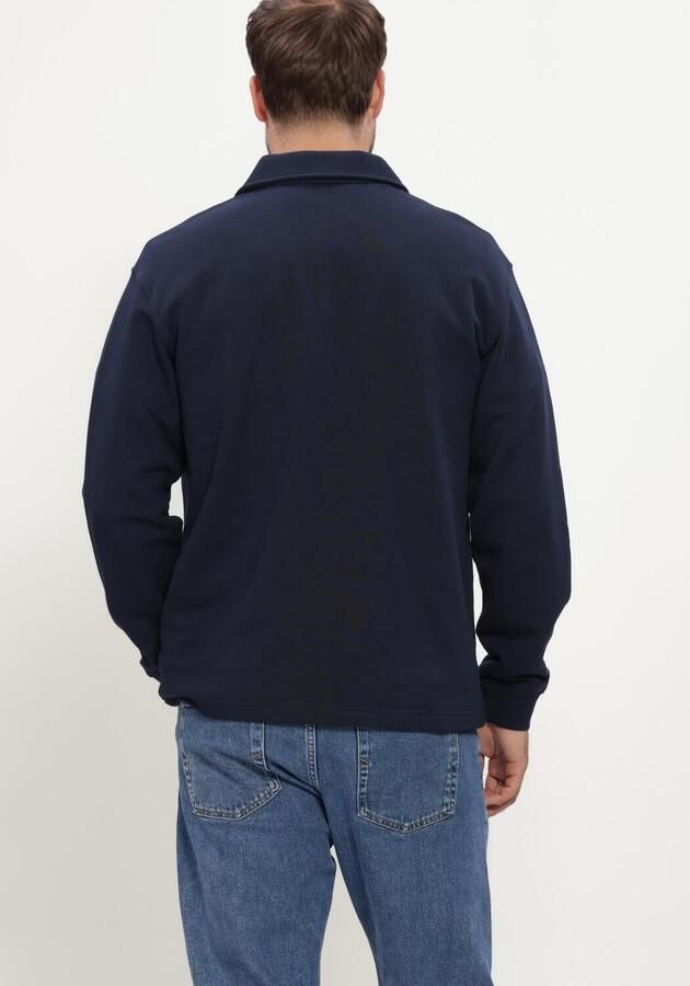 SELECTED MEN Heren Truien & Vesten Slmscott Ls Half Zip Sweat Donkerblauw - Foto 3
