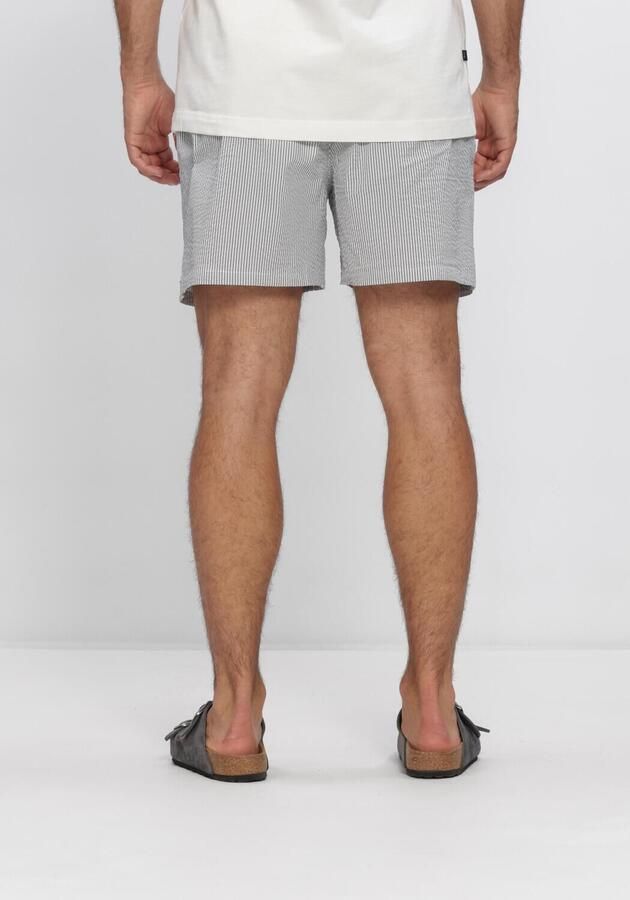 SELECTED MEN Heren Zwembroeken Slhcooper-seersucker Swimshorts Wit - Foto 3