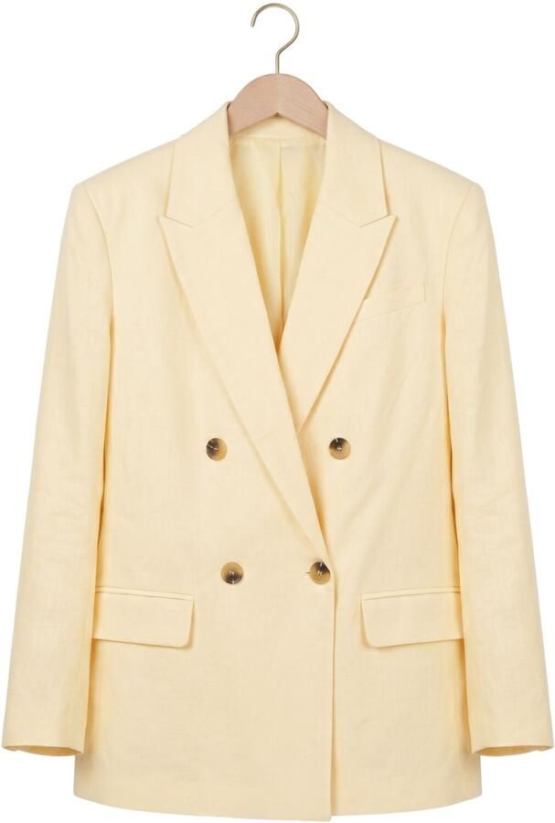 SELECTED WOMEN Dames Blazers Slfoversized Marlie Db Blazer Geel - Foto 4