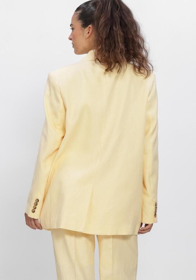 SELECTED WOMEN Dames Blazers Slfoversized Marlie Db Blazer Geel - Foto 2