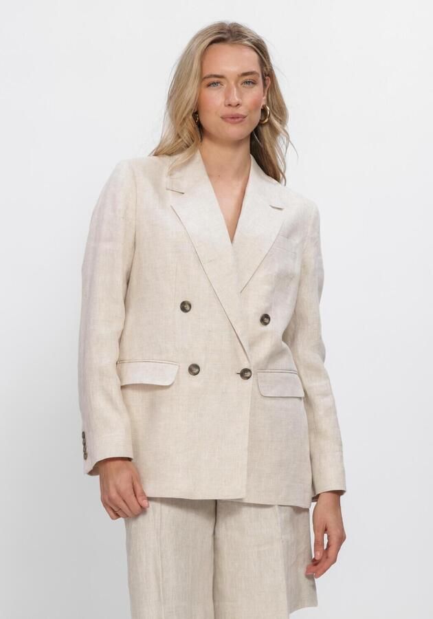 SELECTED WOMEN Dames Blazers Slfrelaxed Ida Ls Linen Blazer Beige