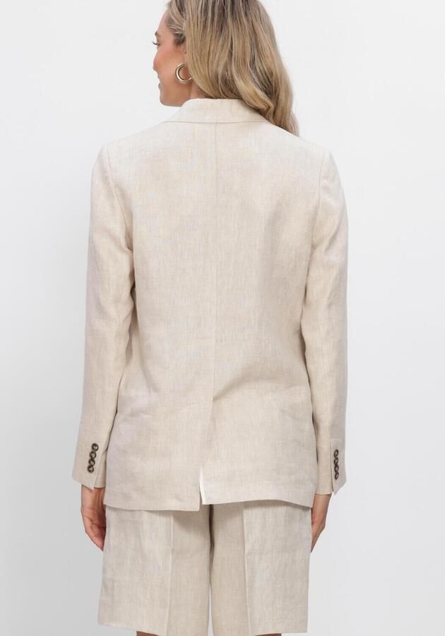 SELECTED WOMEN Dames Blazers Slfrelaxed Ida Ls Linen Blazer Beige - Foto 3