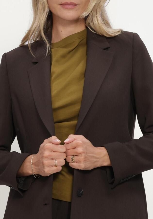 SELECTED WOMEN Dames Blazers Slfrita Ls Relaxed Blazer Bruin - Foto 4