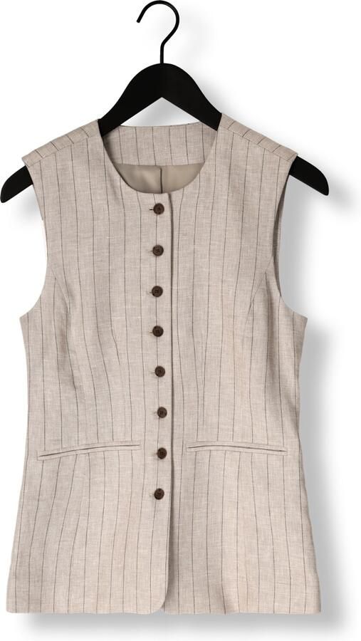 SELECTED WOMEN Dames Blazers Slfvilka Sun Long Vest Beige - Foto 4