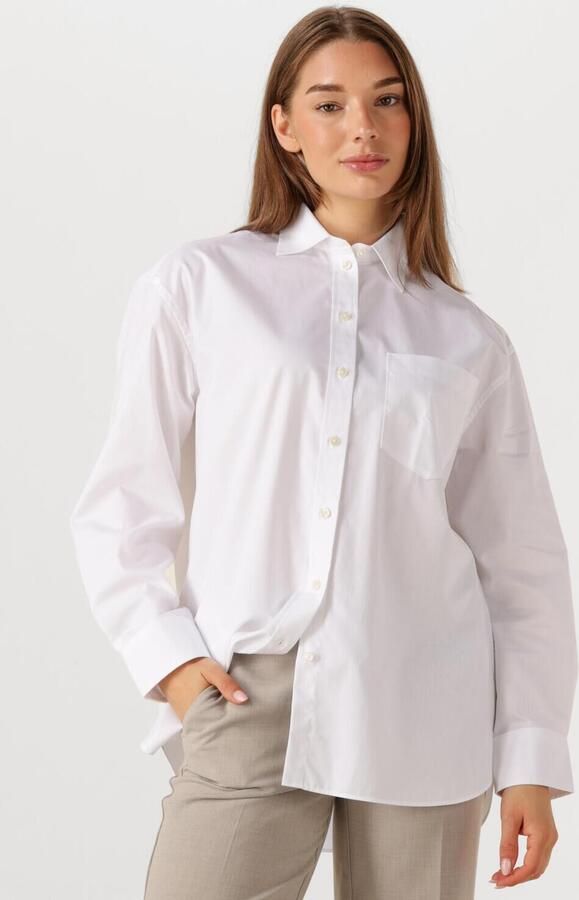 SELECTED WOMEN Dames Blouses Slfester Ls Oversize Shirt Wit - Foto 4