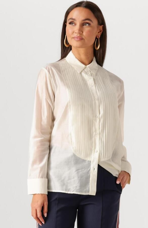 SELECTED WOMEN Dames Blouses Slfiris Relaxed Ls Shirt B Gebroken Wit - Foto 4