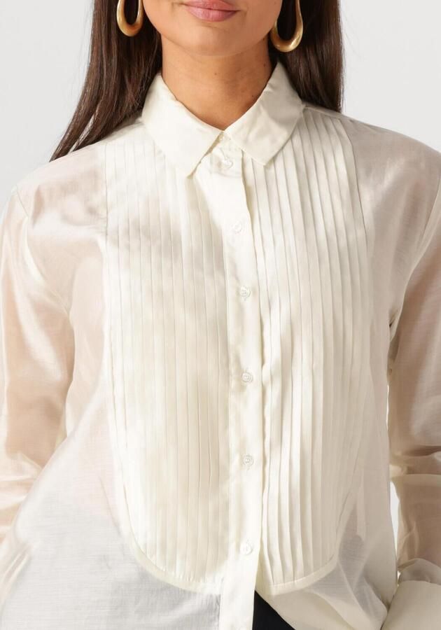 SELECTED WOMEN Dames Blouses Slfiris Relaxed Ls Shirt B Gebroken Wit - Foto 2