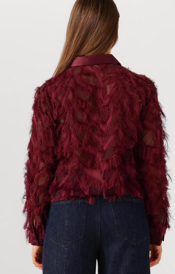 Selected Femme Regular fit overhemdblouse in semi-transparante look model 'MYLINE' - Foto 3