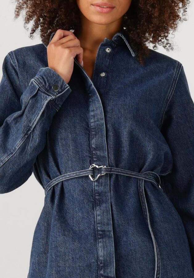 SELECTED WOMEN Dames Blouses Slfrelaxed Selma-noa Ls Denim Shirt Donkerblauw - Foto 2
