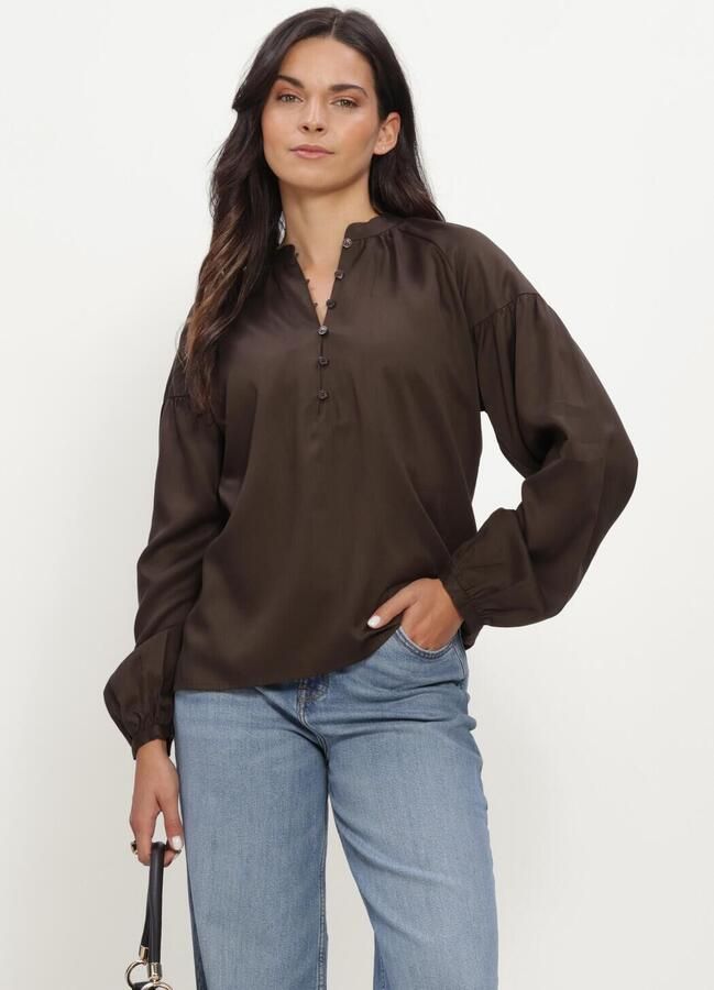 SELECTED WOMEN Dames Blouses Slwdonna Ls Shirt Bruin