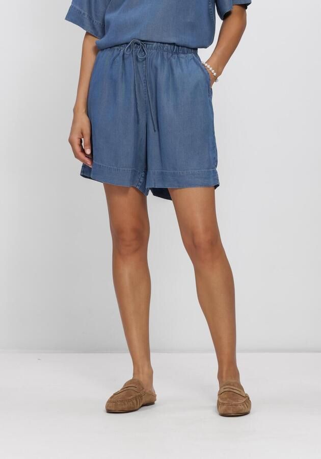 SELECTED WOMEN Dames Broeken Slfjanna Mw Elastic String Shorts Blauw