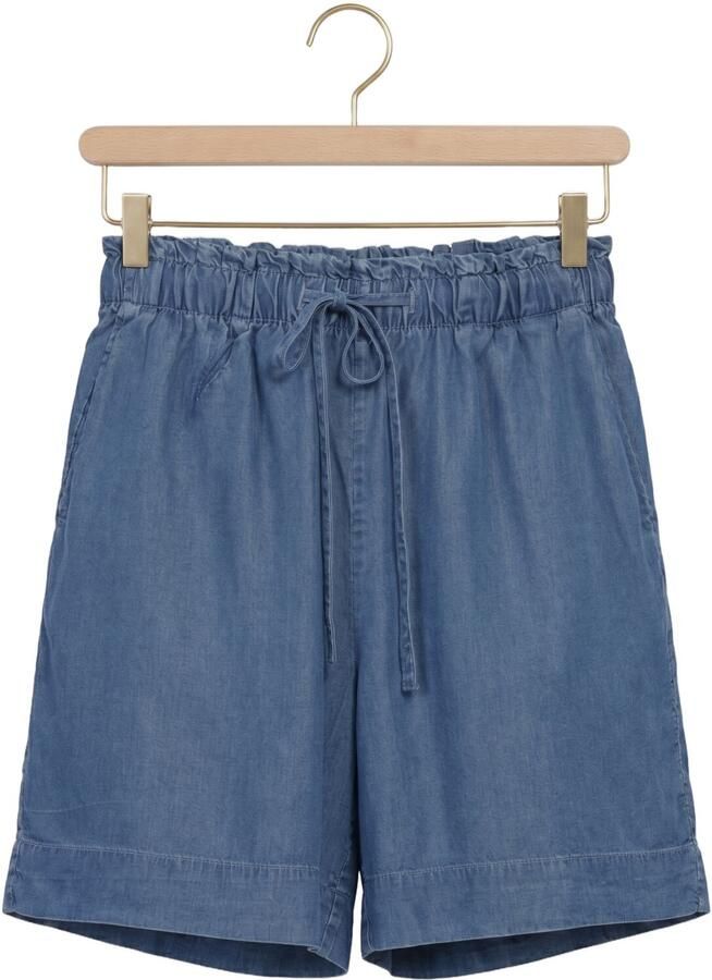 SELECTED WOMEN Dames Broeken Slfjanna Mw Elastic String Shorts Blauw - Foto 2