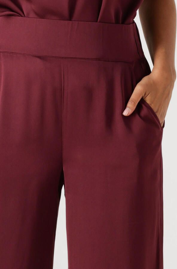 SELECTED WOMEN Dames Broeken Slflaurina Mw Wide Pant B Bordeaux - Foto 2