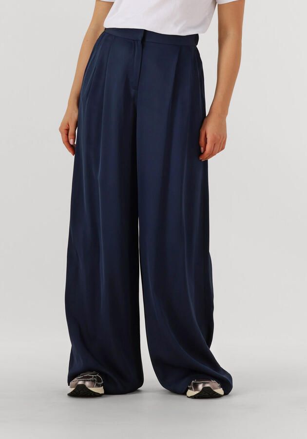 SELECTED WOMEN Dames Broeken Slfleonore Hw Wide Pant B Donkerblauw - Foto 4