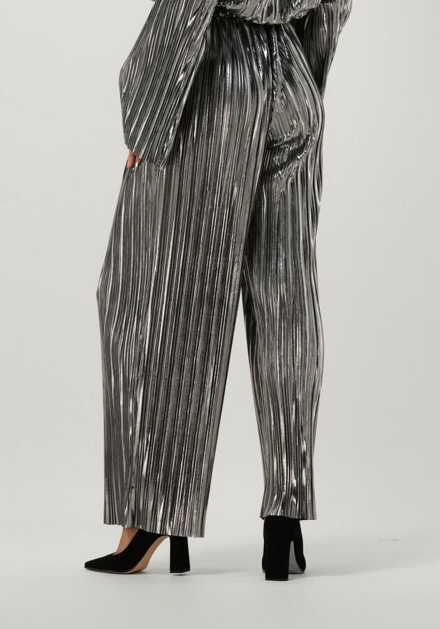 SELECTED FEMME Dames Broeken Slfnaline Tinni Hw Relaxed Pant Zilver - Foto 2
