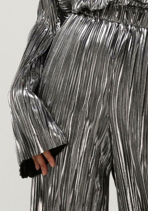 SELECTED FEMME Dames Broeken Slfnaline Tinni Hw Relaxed Pant Zilver - Foto 3