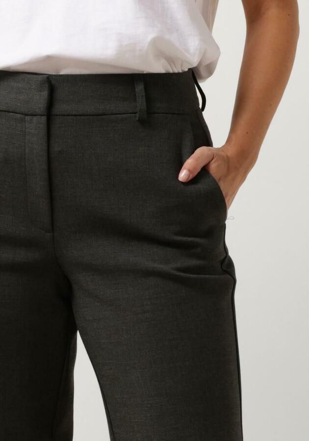 SELECTED FEMME wide leg pantalon SLFRITA van gerecycled polyester grijs - Foto 2