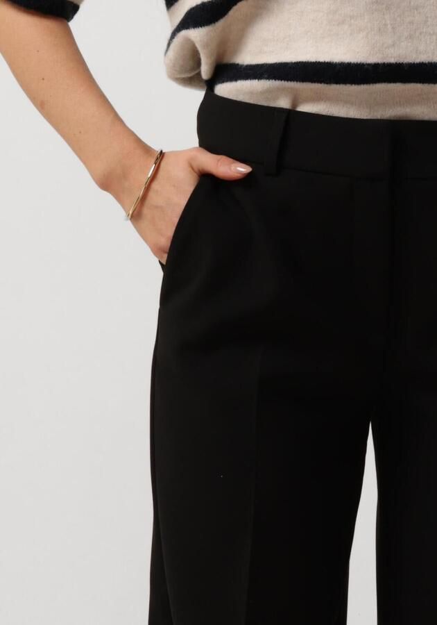 SELECTED FEMME loose fit pantalon SLFRITA van gerecycled polyester zwart - Foto 2