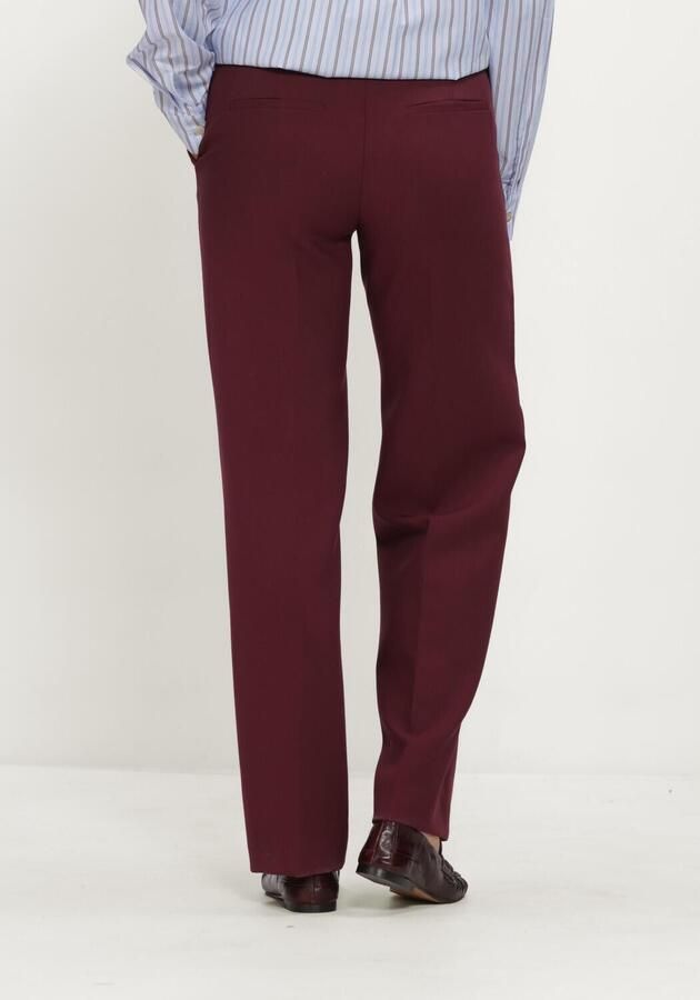 SELECTED WOMEN Dames Broeken Slfrita Mw Wide Pant Mel Bordeaux - Foto 2