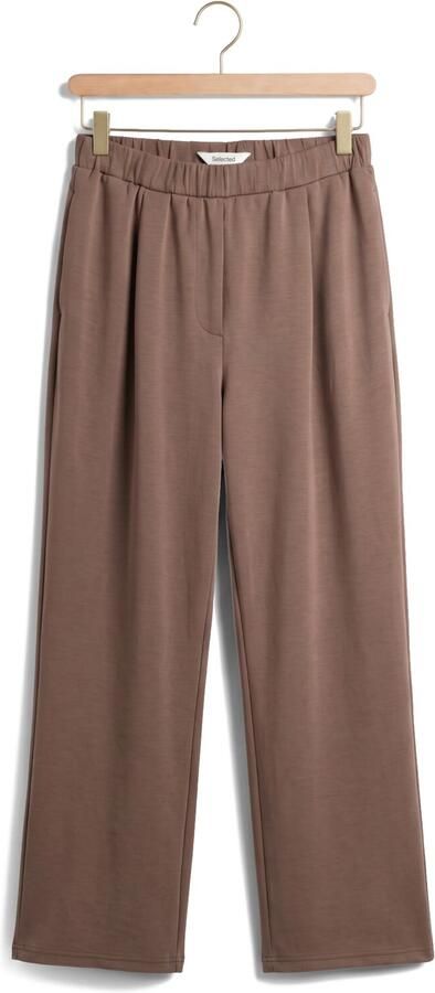 SELECTED WOMEN Dames Broeken Slftenny Hw Pant Taupe - Foto 3