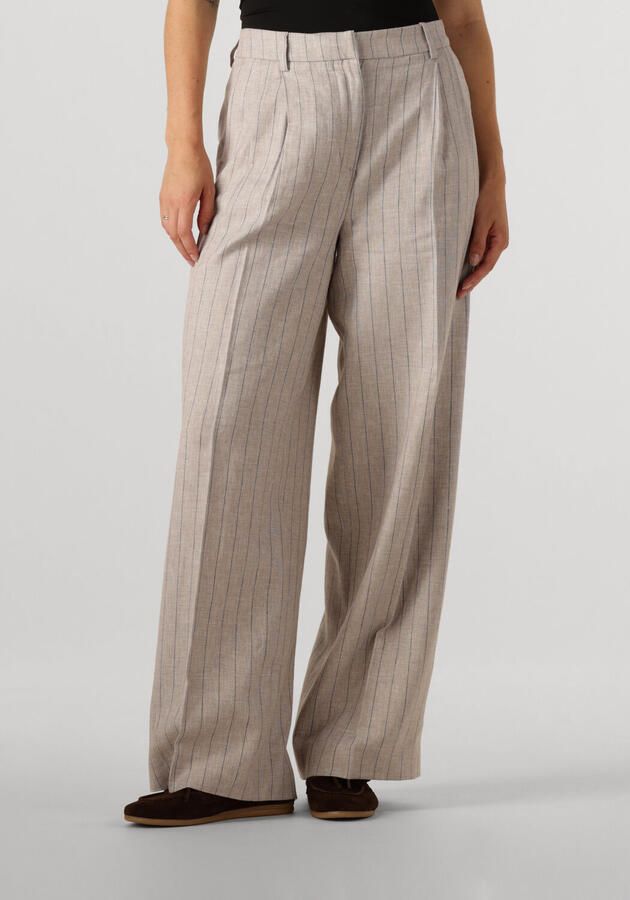 SELECTED WOMEN Dames Broeken Slfvilka Sun Hw Extra Wide Pant Beige - Foto 4