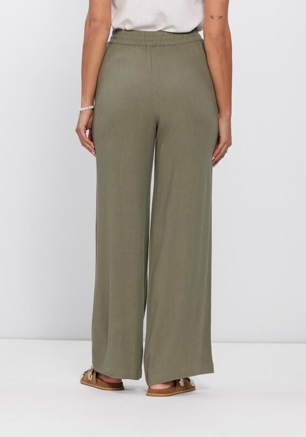 Selected regular fit wijdte broek van mix van viscose en linnen model 'VIVA-GULIA' - Foto 2
