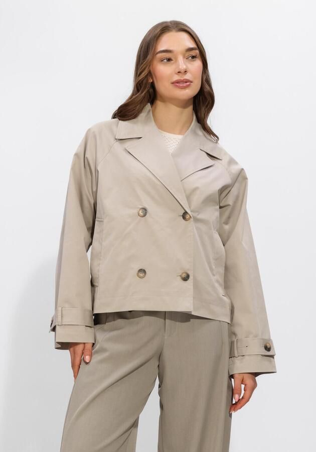 Selected regular fit trenchcoat-jas van katoenmix model 'NEW CILO'