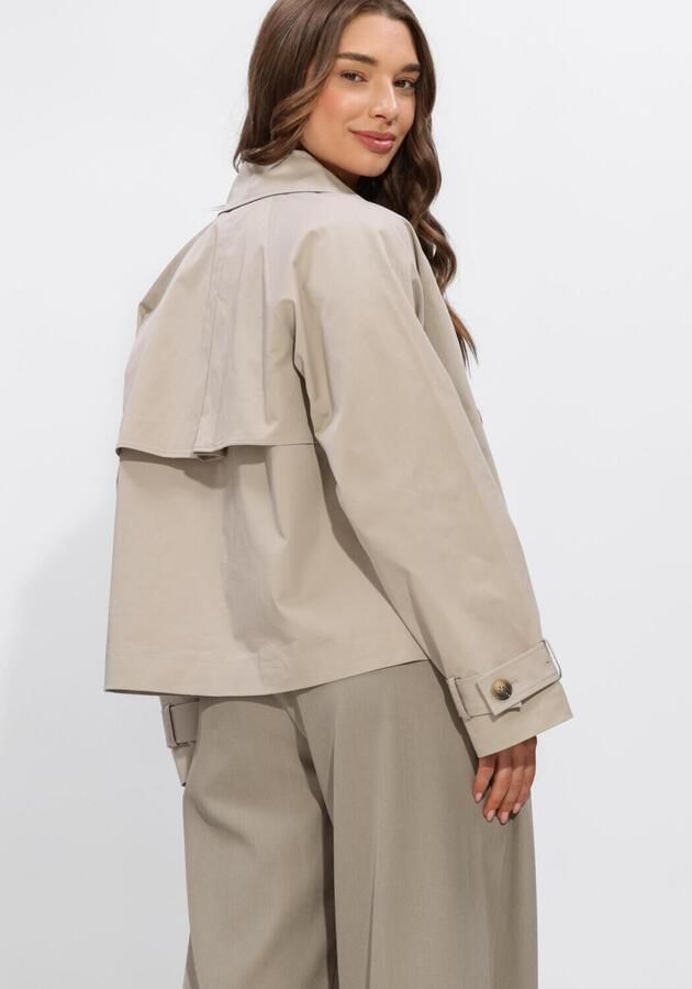 Selected regular fit trenchcoat-jas van katoenmix model 'NEW CILO' - Foto 4
