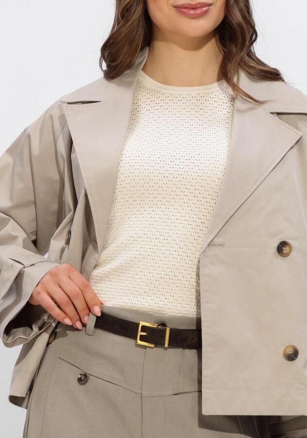 Selected regular fit trenchcoat-jas van katoenmix model 'NEW CILO' - Foto 3