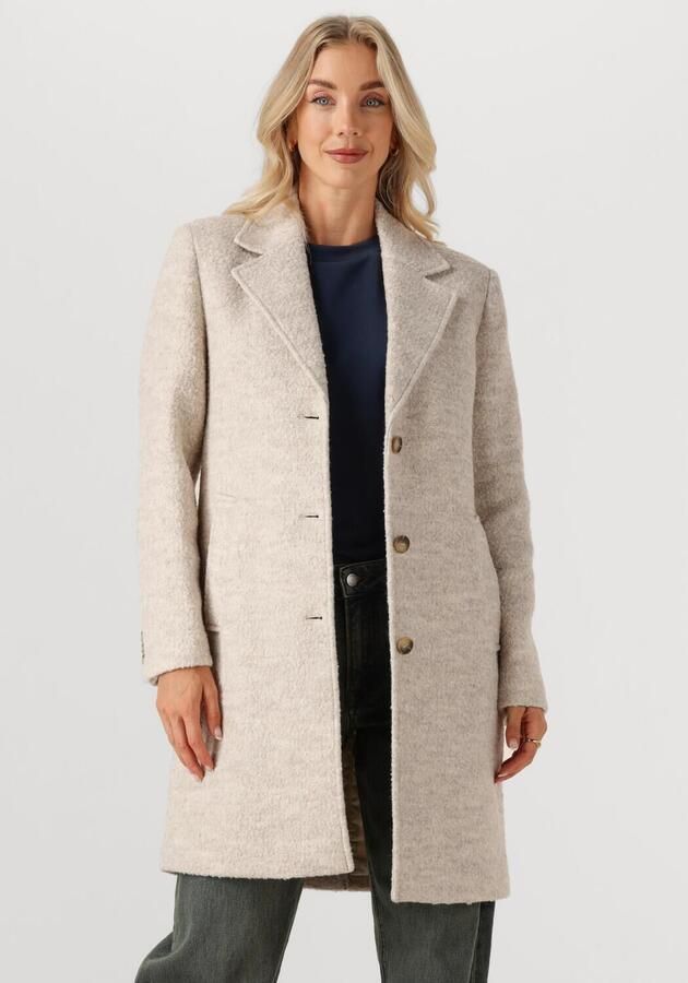 SELECTED WOMEN Dames Jassen Slfsasja Boucle Lano Coat Ecru - Foto 4