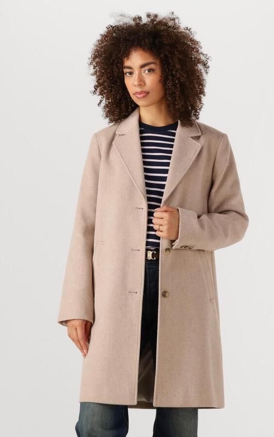 SELECTED WOMEN Dames Jassen Slfsasja Lano Coat Beige - Foto 4