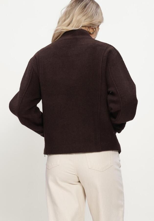 SELECTED WOMEN Dames Jassen Slwjacqueline Wool Blend Bruin - Foto 3