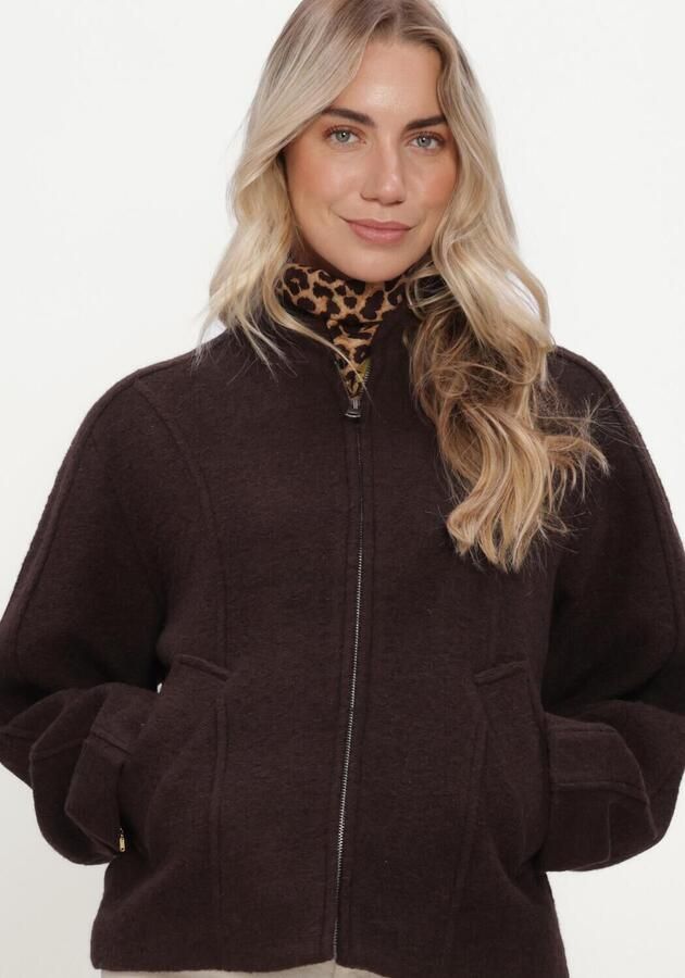 SELECTED WOMEN Dames Jassen Slwjacqueline Wool Blend Bruin - Foto 4
