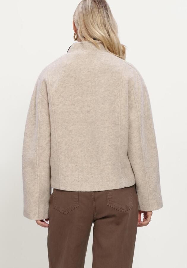 SELECTED WOMEN Dames Jassen Slwjacqueline Wool Blend Ecru - Foto 3