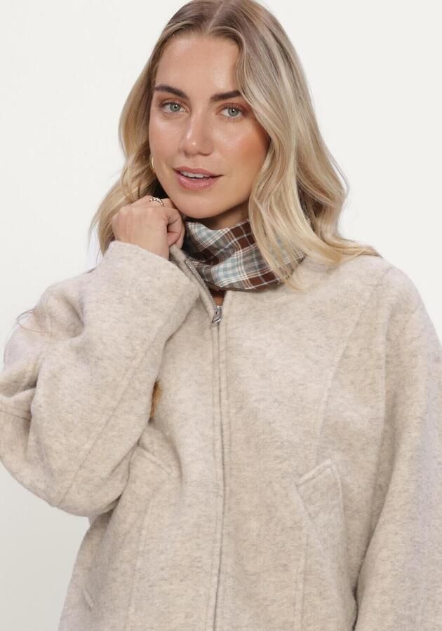 SELECTED WOMEN Dames Jassen Slwjacqueline Wool Blend Ecru - Foto 4