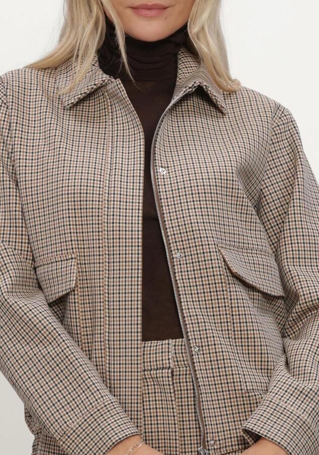 SELECTED WOMEN Dames Jassen Slwrelaxed-elara Bomber Jacket Beige - Foto 3