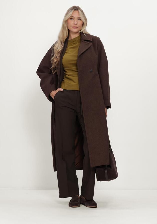 SELECTED WOMEN Dames Jassen Slwvalerie Wool Blend Coat Bruin