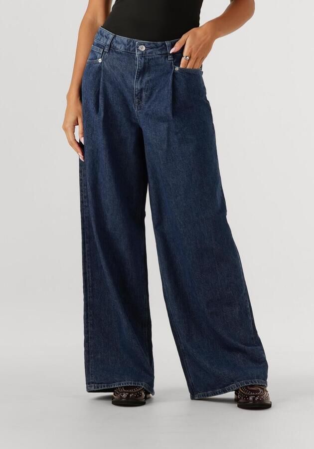 SELECTED WOMEN Dames Jeans Slfextra Wide Selma-noa Hw Jeans Donkerblauw - Foto 4