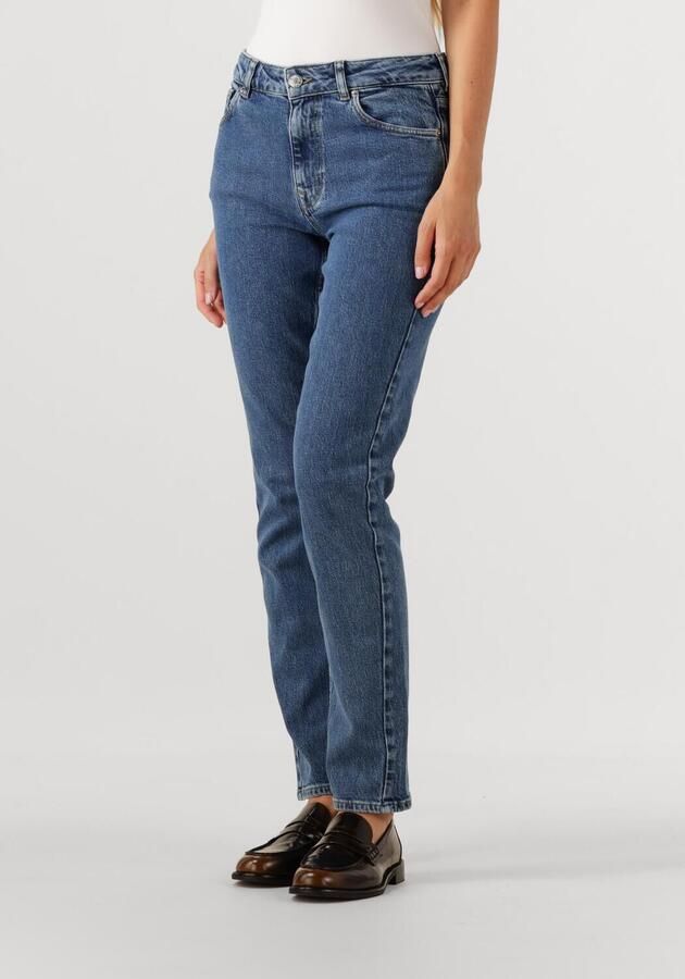 SELECTED WOMEN Dames Jeans Slfslim Bea-kori Mw Jeans Donkerblauw - Foto 4