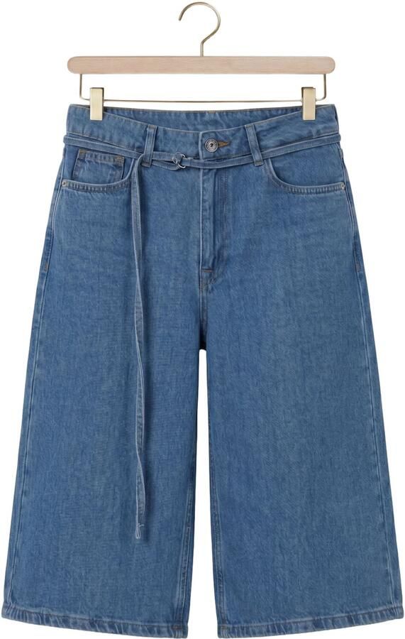 SELECTED WOMEN Dames Jeans Slftenna Mw Bermuda Denim Shorts Blauw - Foto 4