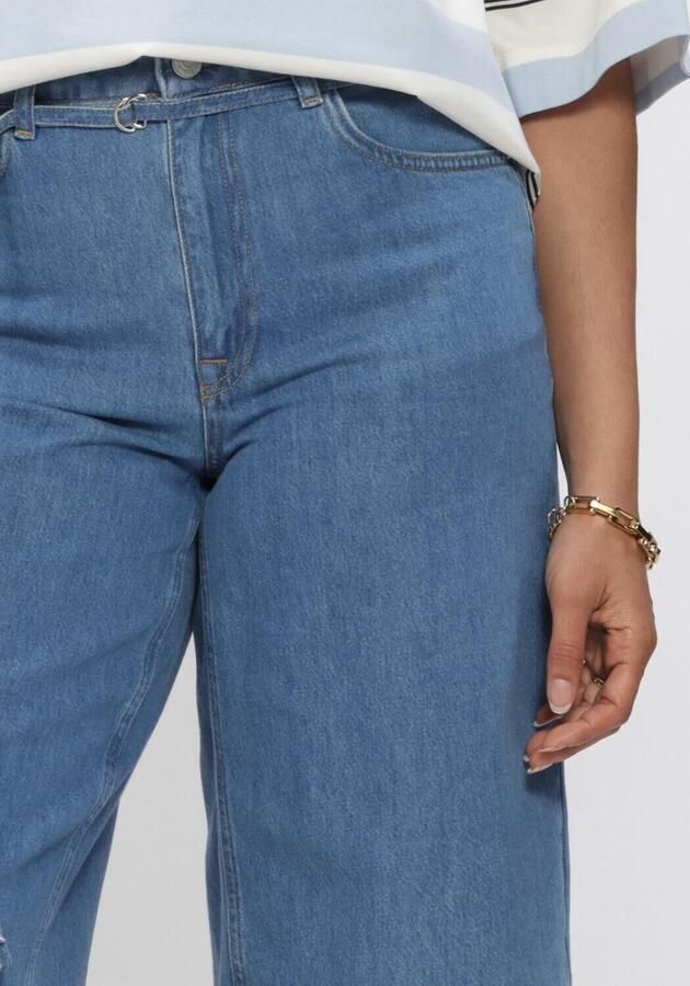 SELECTED WOMEN Dames Jeans Slftenna Mw Bermuda Denim Shorts Blauw - Foto 3
