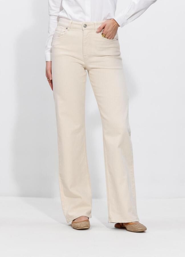 Selected Wide fit Jeans van Katoenmix Model 'WIDE BEA-KORI'