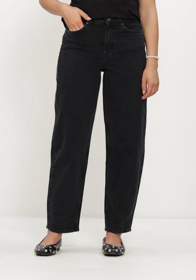 SELECTED WOMEN Dames Jeans Slwbarrel Bea-kori Hw Jeans Zwart