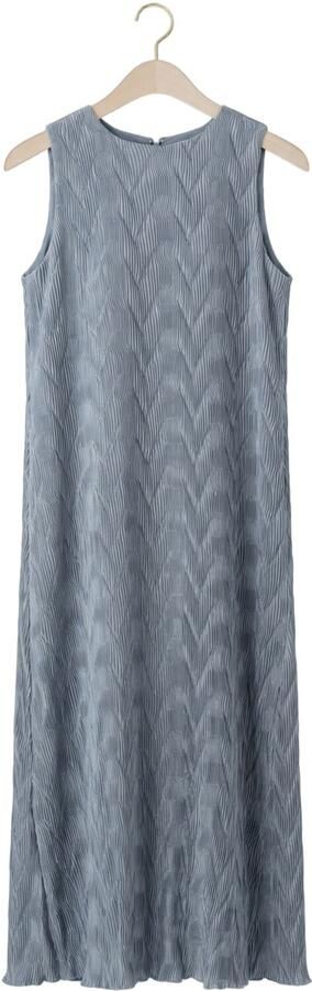 SELECTED WOMEN Dames Jurken Slfanya Sl Regular Ankle Plisse Blauw - Foto 4