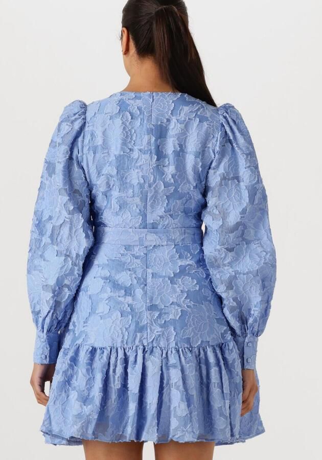 SELECTED WOMEN Dames Jurken Slfcalli-sadie Ls Short V-neck Dress Ff Lichtblauw