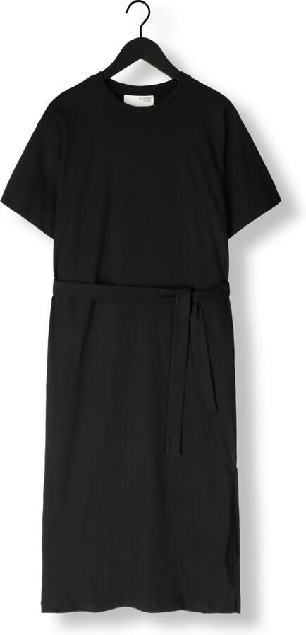 SELECTED WOMEN Dames Jurken Slfessential Ss Pocket Ankle Dress Zwart - Foto 3
