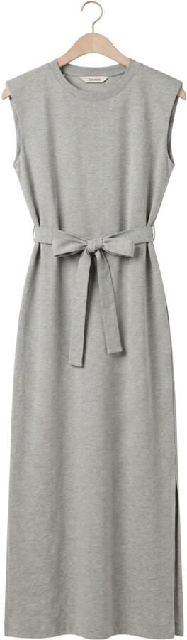 SELECTED WOMEN Dames Jurken Slfhalley Sl Ankle Dress Lichtgrijs - Foto 4
